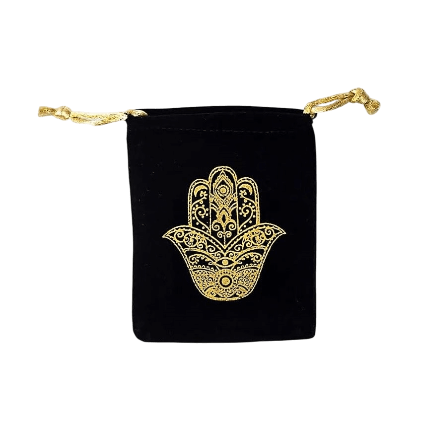 WALBET BAG HAMZA HAND SCREEN PRINTING (BLACK & GOLD)